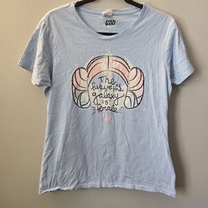 Star Wars Women's Graphic T Shirt - The Future Of The Galaxy Is Female